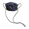 Kids Cotton Face Mask, Blue Check - Face Masks - 4