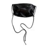Womens Silk Face Mask, Black - Face Masks - 2