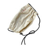 Womens Silk Face Mask, Bone - Face Masks - 2