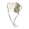 Womens Silk Face Mask, Bone - Face Masks - 3