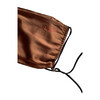 Womens Silk Face Mask, Bronze - Face Masks - 4