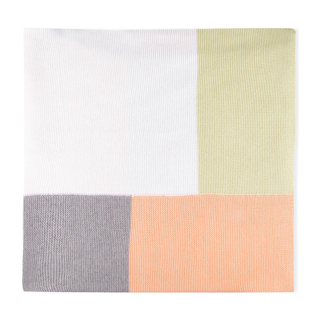 Patchwork Tricot Blanket, Multi