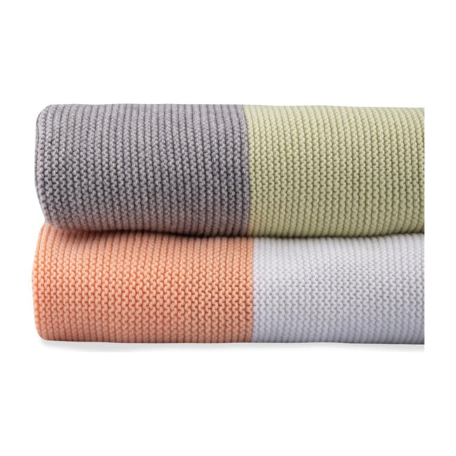Patchwork Tricot Blanket, Multi