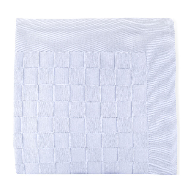 Joy Tricot Blanket, Blue