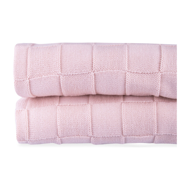 Joy Tricot Blanket, Pink