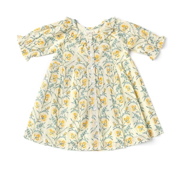 Ivy Dress, Mustard Wallpaper - Lali Dresses | Maisonette