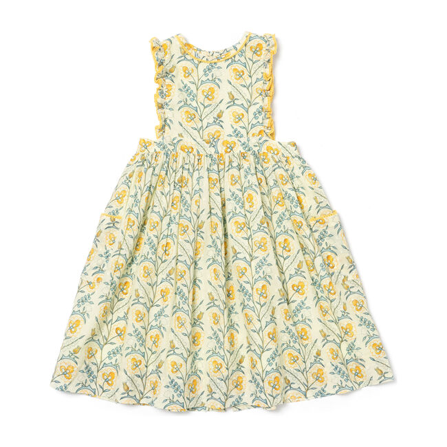 Clover Dress, Mustard Wallpaper