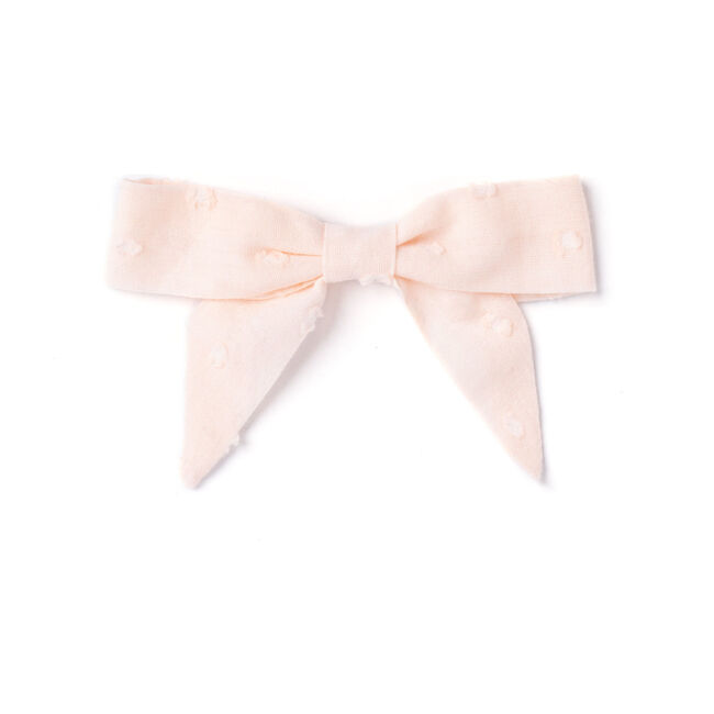 Bow, Pink Swiss Dot