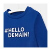 Hello Demain Sweatshirt, Indigo - Sweatshirts - 6