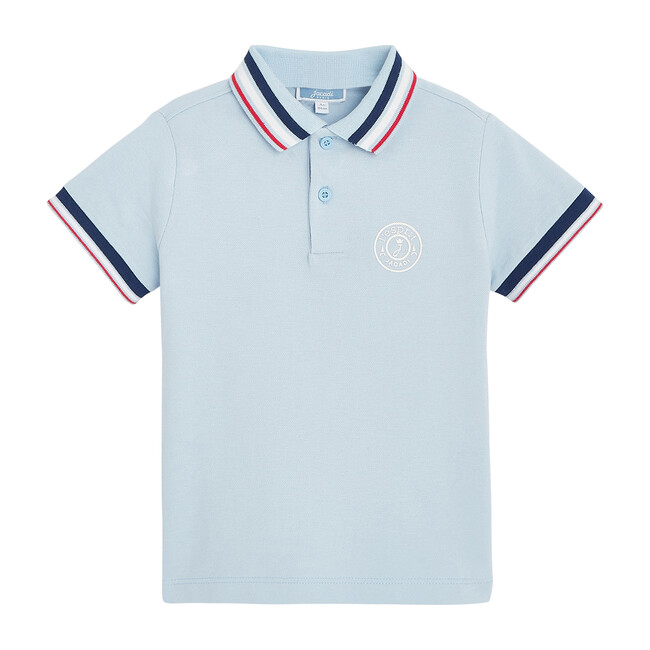 Polo Shirt, Light Blue - Kids Boy Clothing Tops - Maisonette