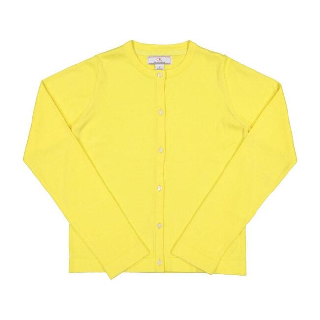 Rachel Cardigan, Limelight Yellow - Sweaters - 1