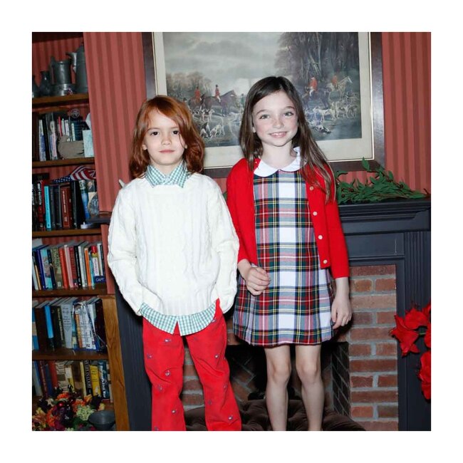 Paige Dress, Stewart Tartan - Dresses - 2