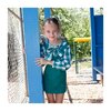 Katie Ponte Pinafore Dress, Cadium Green - Dresses - 2