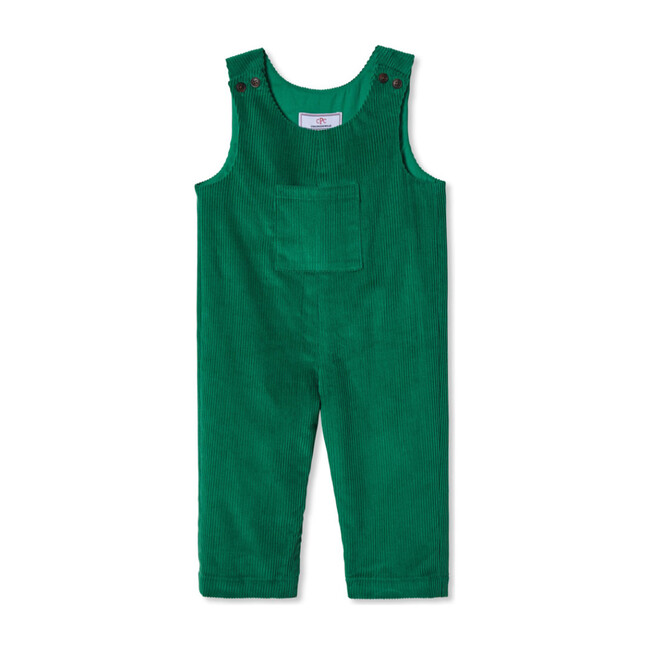 Tucker Wide Wale Overalls, Cadium Green - Overalls - 1