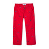 Gavin Slim Pant, Tomato with Sleighs - Pants - 1 - thumbnail