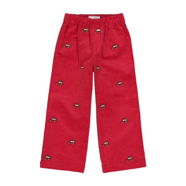 Myles Slim Pant, Crimson & Woody - Pants - 1