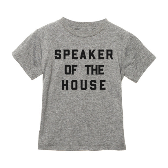 Speaker of the House T-shirt, Light Grey - Tees - 1