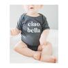Ciao Bella Bodysuit, Charcoal Grey - Onesies - 2