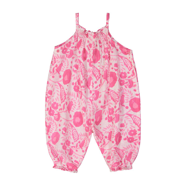 Lola Romper, Rosebud - Baby Girl Clothing Rompers - Maisonette