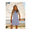 Jillian Striped Dress, Ultra Marine/White - Dresses - 3
