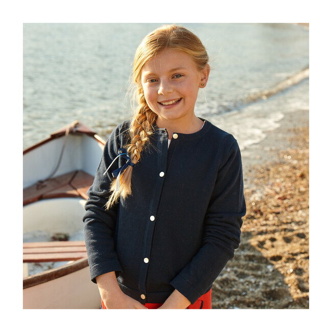 Monogrammable Rachel Cardigan, Navy