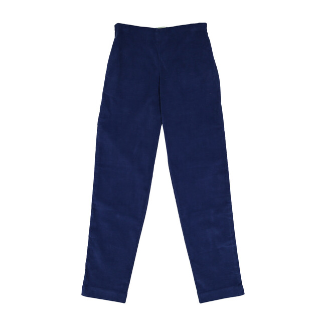 Evie Corduroy Pant, Navy - Pants - 1
