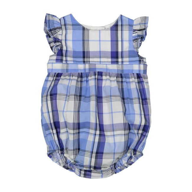 Beatrice Bubble, Blue Plaid - Onesies - 1