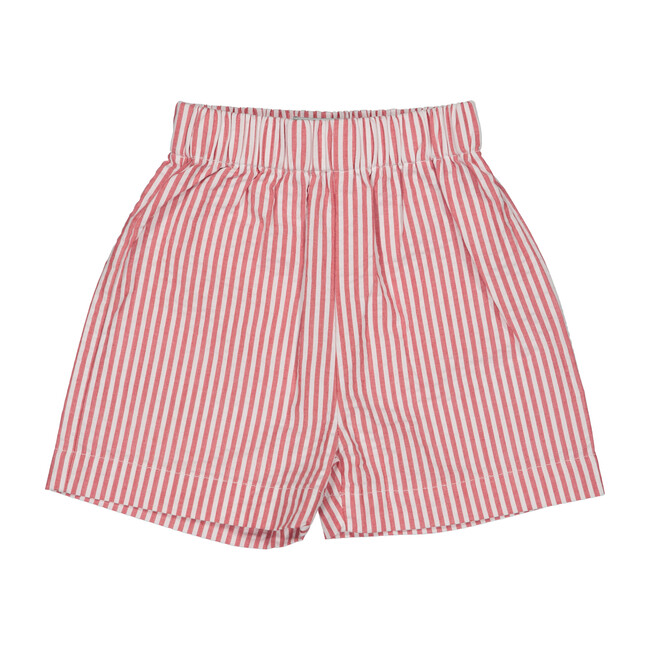 Dylan Seersucker Shorts, Red/White - Classic Prep Shorts | Maisonette