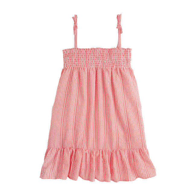 Lucy Seersucker Dress, Fancy Red