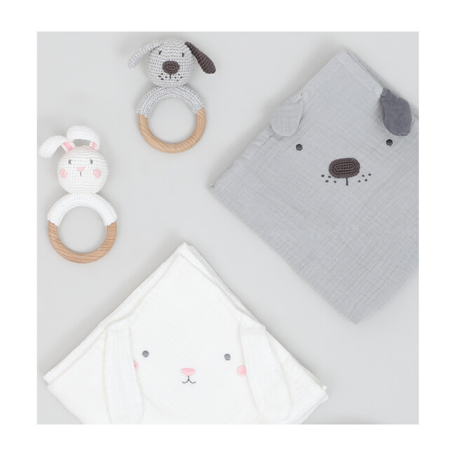 Dog Muslin Swaddle Blanket