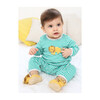 Crochet Lion Green Stripe Babygro - Onesies - 2