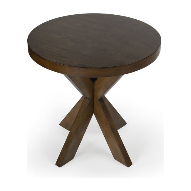 Pendleton Round Side Table, Praline