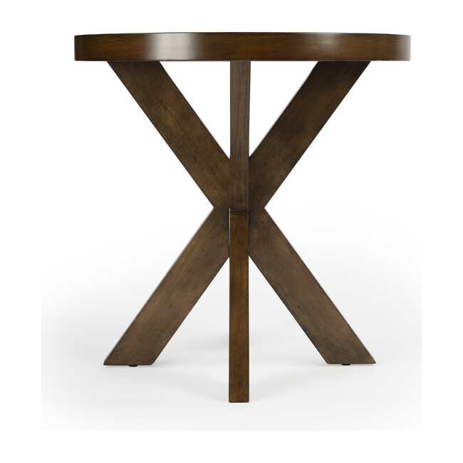 Pendleton Round Side Table, Praline