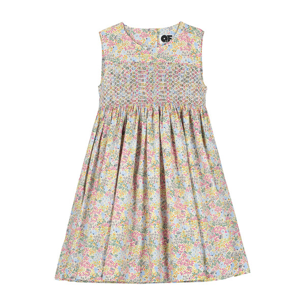 Classic Sleeveless Dress, Clover - Kids Girl Clothing Dresses - Maisonette