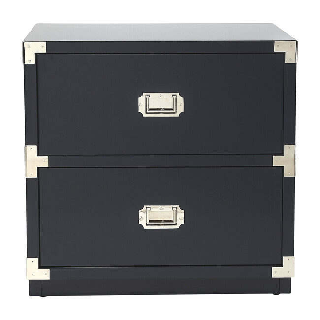 Anew 2-Drawer Campaign Dresser, Blue - Dressers - 1