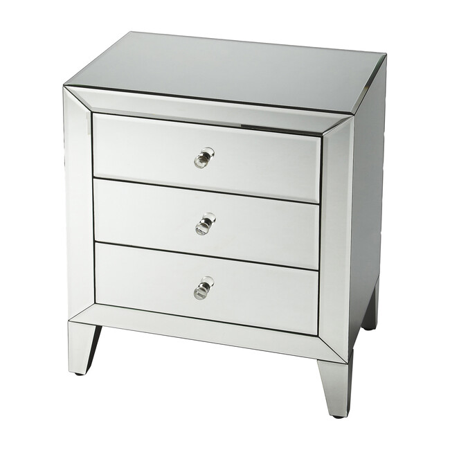 Emily Mirrored Nightstand - Mirrors - 1
