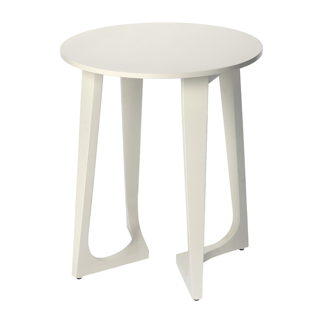 Devin Accent Table, White