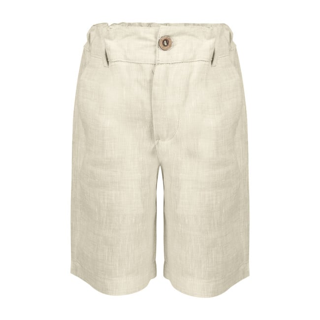 Linen Boy Shorts, Oatmeal