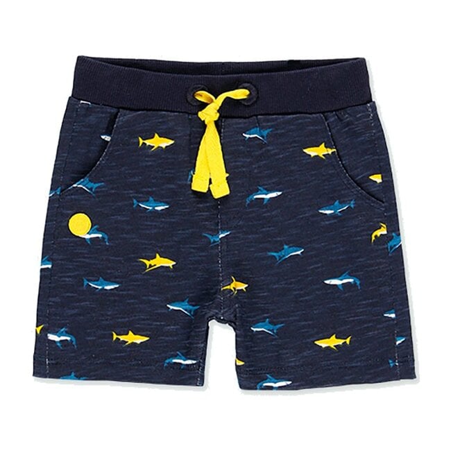 Shark Bermuda Shorts, Navy - Shorts - 1