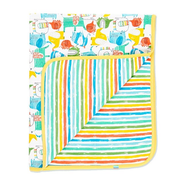 Knit Print Blanket, Multi