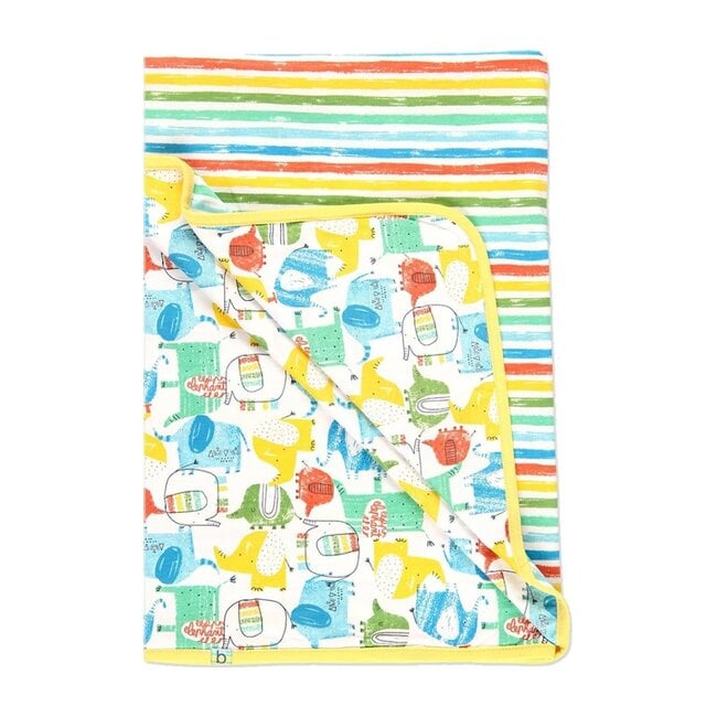 Knit Print Blanket, Multi