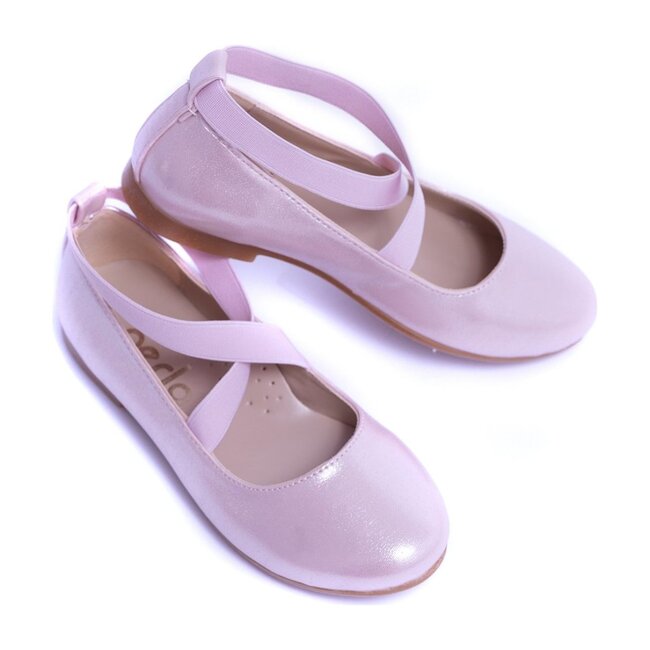 Toddler Satin Ballerina Flats, Pink