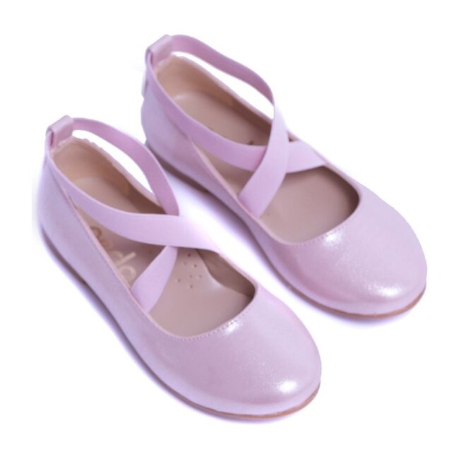 Toddler Satin Ballerina Flats, Pink
