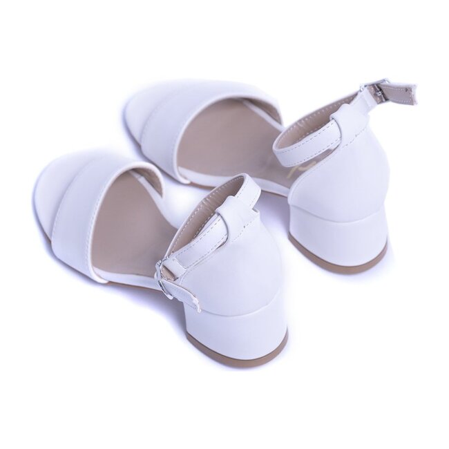 Sandal Strap Heels, Snow White