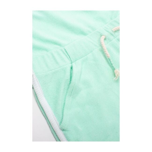 Terrycloth Romper Coverup, Mint