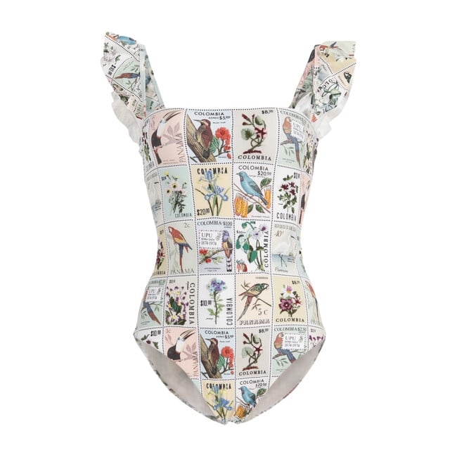 Womens Nativa One-Piece, Postage Stamp - One Pieces - 1