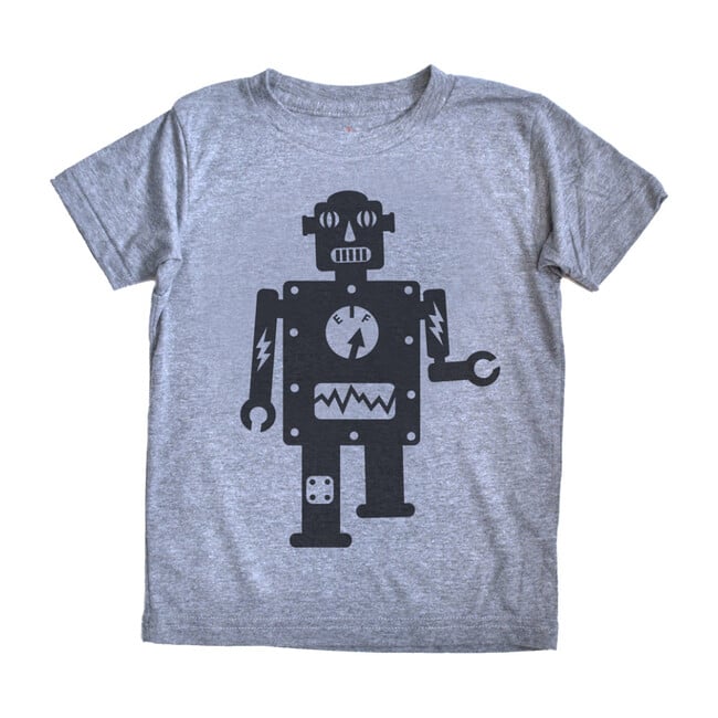 Robot T-Shirt, Grey