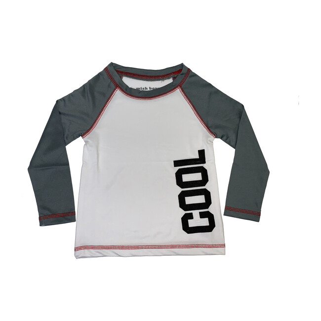 Cool Baby Rashguard, White - Rash Guards - 1