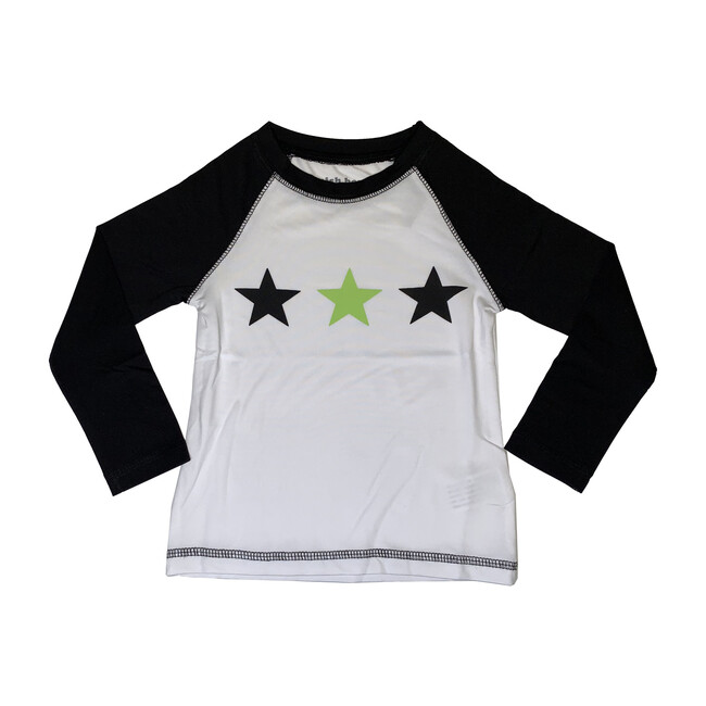 Three Stars Baby Rashguard, White - Rash Guards - 1