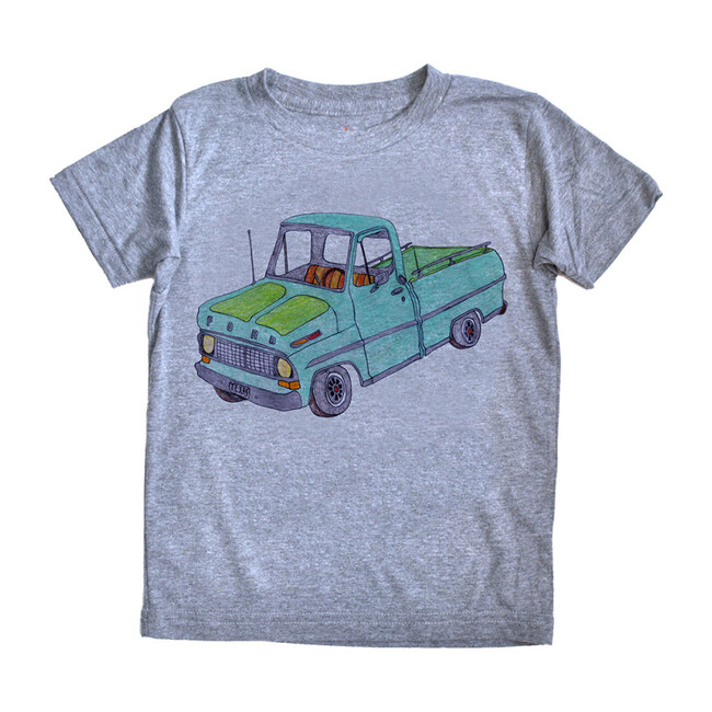 Pickup Truck T-Shirt, Grey